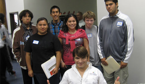 Photo of volunteers and staff member for DOnetwork.